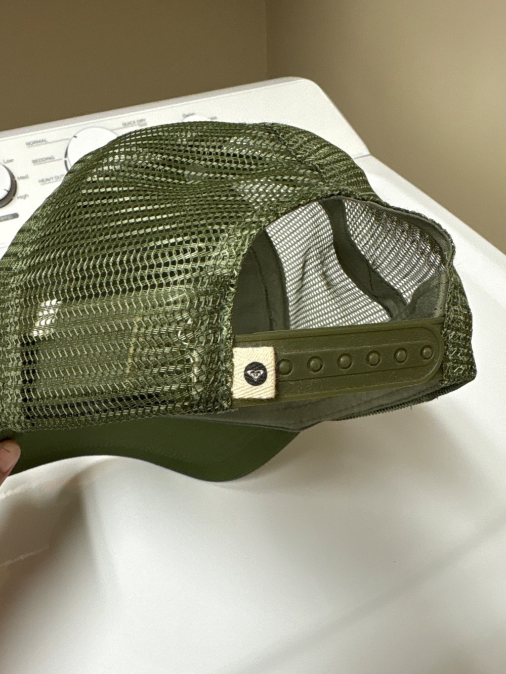 Olive green Roxy cap - Picture 3 of 4